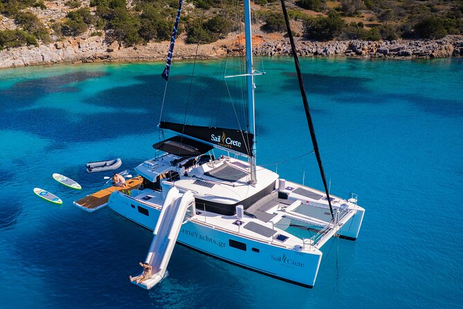 Semi-private Sailing trip with Lunch and Water Toys - Setting out from Marina Agios Nikolaos