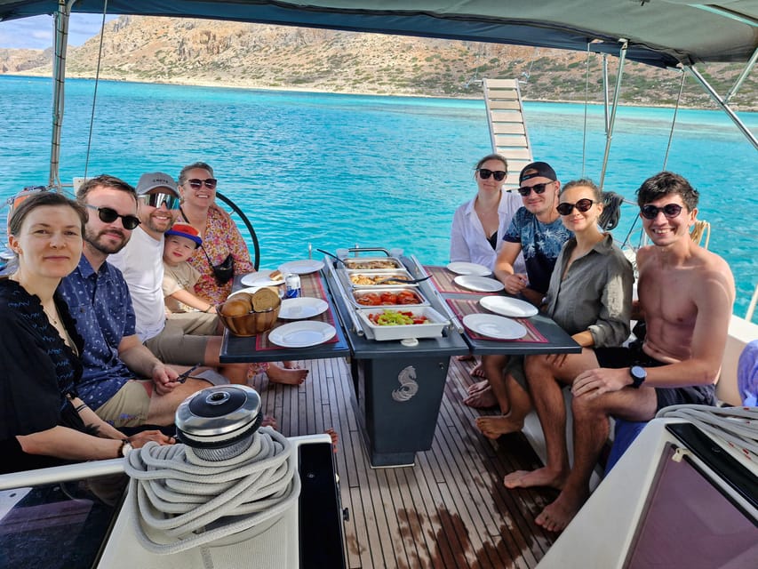 Shared Balos and Gramvousa Sailing Trip with Meal and Drinks - The short crossing to Imeri Gramvousa