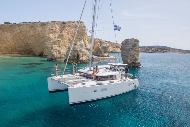 Shared Catamaran All inclusive-Day Cruise to Naxos or Paros - Key points at a glance