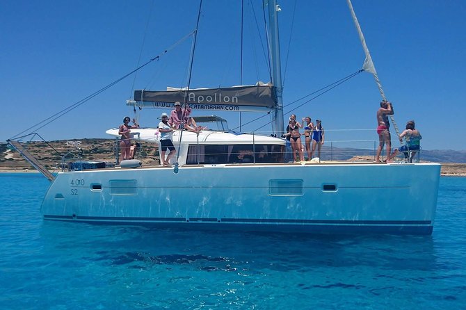 Shared Catamaran All inclusive-Day Cruise to Naxos or Paros - The route changes with wind and sea conditions