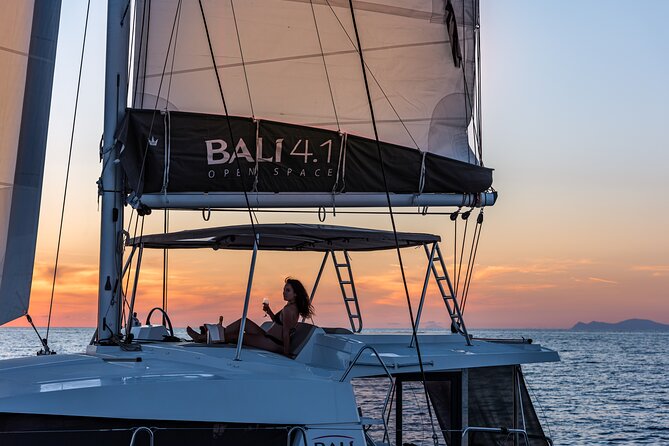 Shared Catamaran Half Day Cruise in Santorini - Food, drinks, and the overall onboard mood