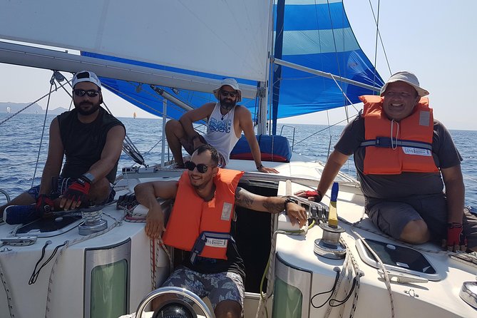 Single day Sail boat cruise with swimming, snorkeling, drinks and lunch - Setting out from Rhodes Town at 10 a.m.