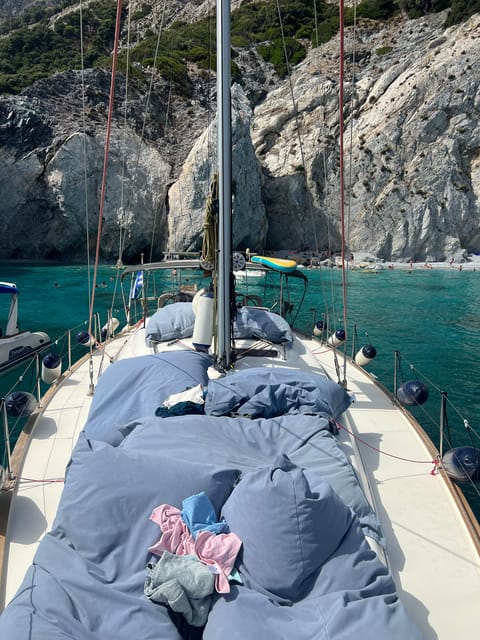 Skiathos: day sailing trip with swim stops and lunch - A 46-foot boat with room to relax