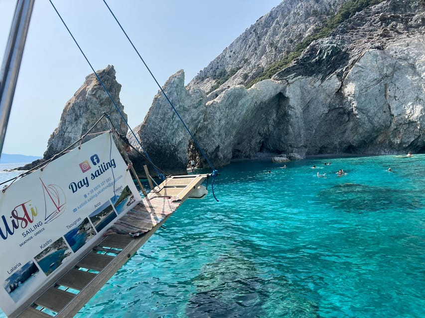 Skiathos: day sailing trip with swim stops and lunch - Swim stops at Lalaria, Kastani, and quiet coves