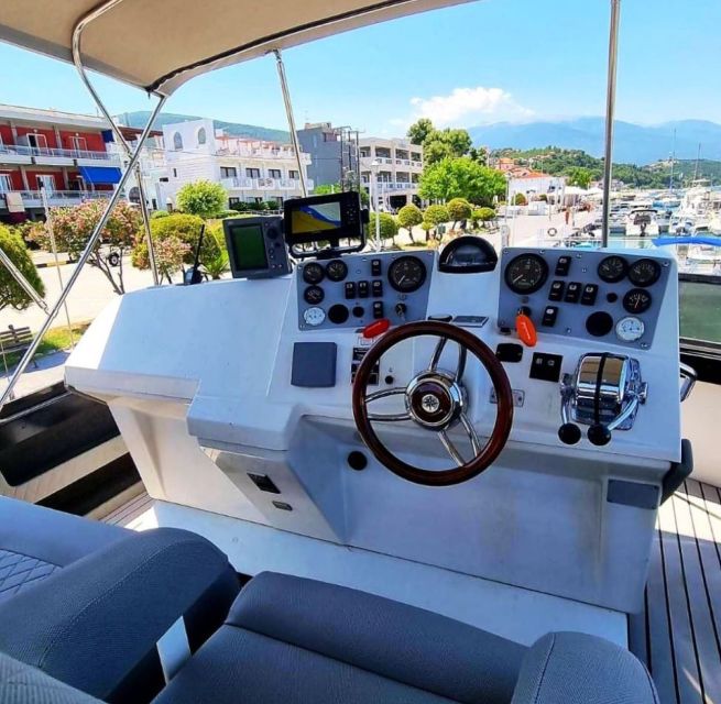 Skiathos: Private Yacht Cruise with Swim Stops - Leaving Skiathos for a private day at sea