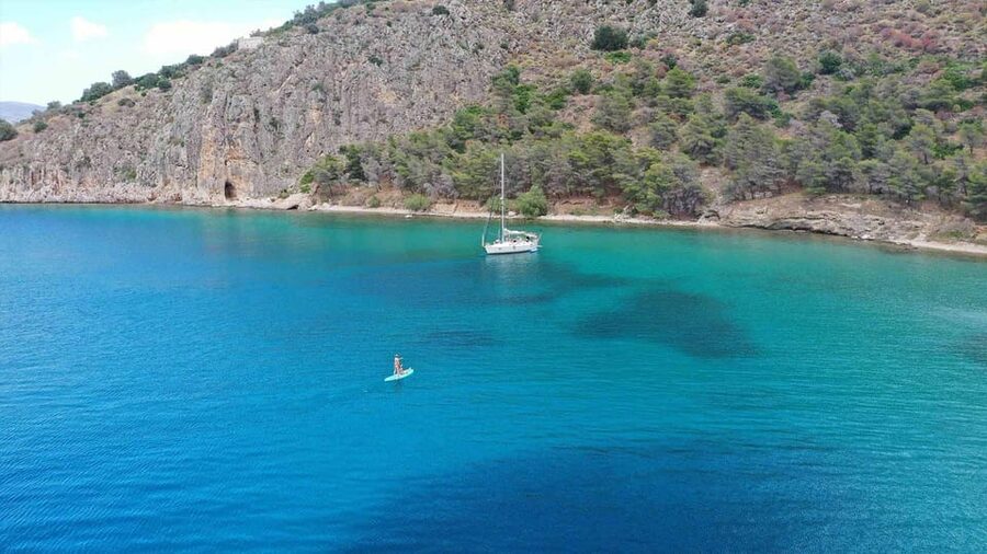 Small-Group Sailing Cruise in Nafplio with Local Treats - Leaving Nafplio harbor for the Argolic Gulf