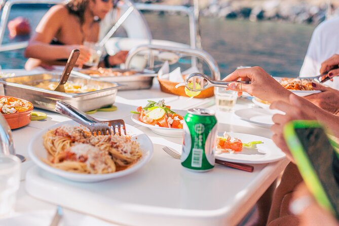 Sunset Caldera Sailing Cruise - A Greek meal with drinks served throughout