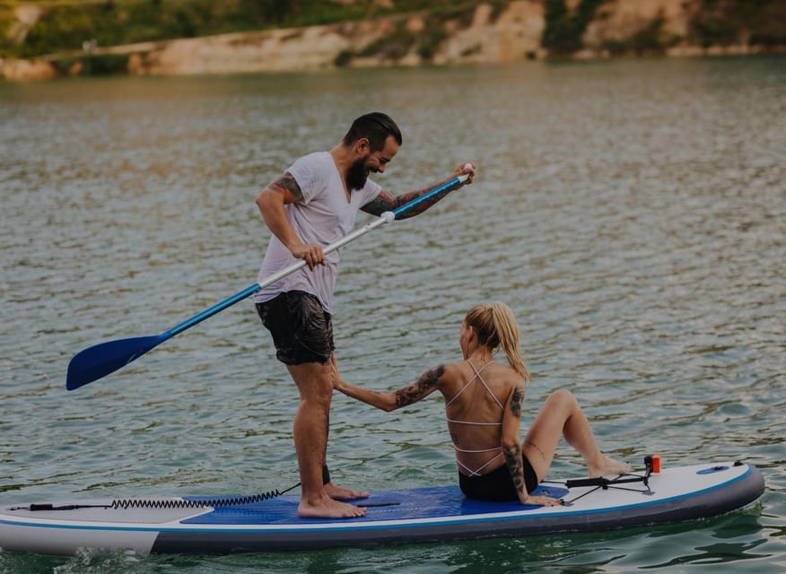 SUP Safari - Catamaran Cruise Dia Island & Gourmet Delights! - Time to relax on the catamaran